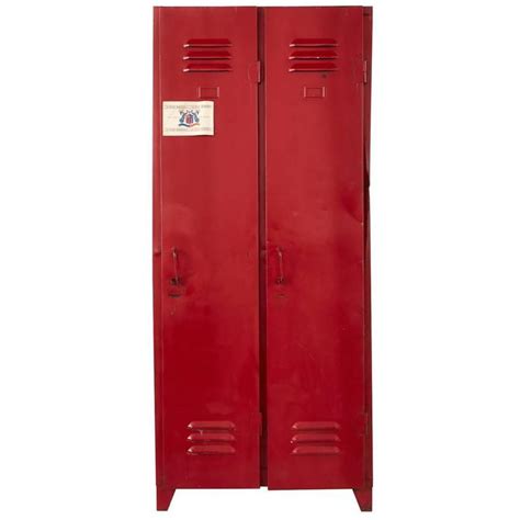 steel red cabinet|locker style red metal cabinet.